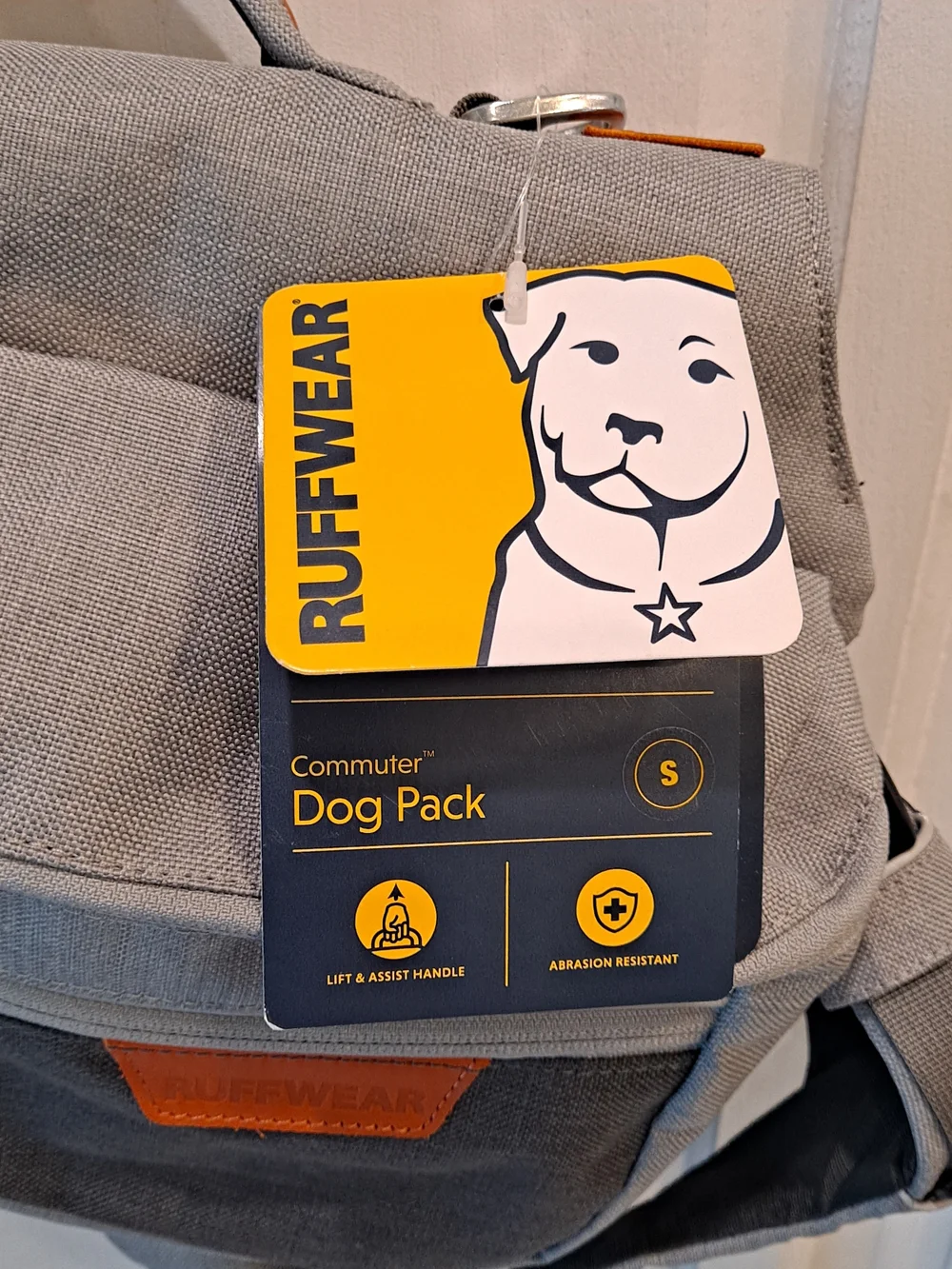 Ruffwear Commuter Dog Pack Sling - Small Cloudburst Gray NWT Hiking Travel Bag